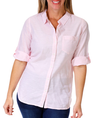 Thumbnail 1: Dash Dash Petite 3/4 Sleeve Button Down Top 