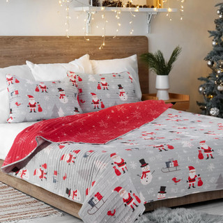 Thumbnail 2: Avanti Cypress Mosaic Flannel Sheet Set 