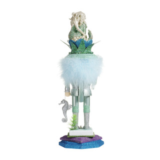 Thumbnail 6: HOLLYWOOD NUTCRACKERS Hollywood Nutcrackers 17.5-Inch Mermaid King Nutcracker 
