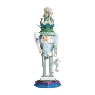 Thumbnail 3: HOLLYWOOD NUTCRACKERS Hollywood Nutcrackers 17.5-Inch Mermaid King Nutcracker 