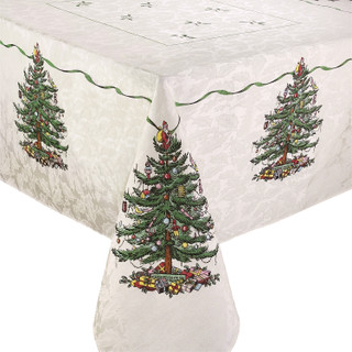 Thumbnail 1: Spode Spode Christmas Tree Green Tablecloth 