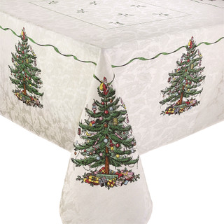 Thumbnail 3: Spode Spode Christmas Tree Green Tablecloth 