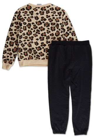 Thumbnail 2: Hello Kitty Girls 2 Pc Sequin Sweater Jogger Set 