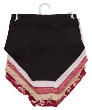 Thumbnail 2: Gloria Vanderbilt Women's 5 Pk Microfiber Brief Panties 