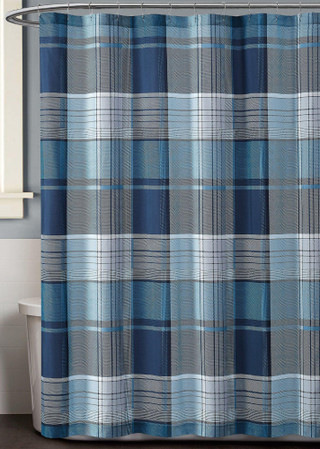 Thumbnail 1: Truly Soft Truly Soft Trey Shower Curtain 