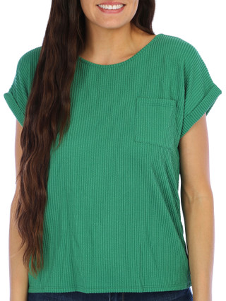 Thumbnail 1: Set The Stage Women's Solid Knit Top 