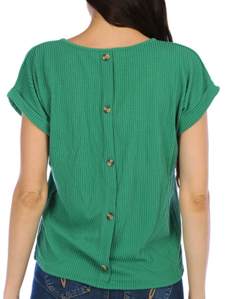 Thumbnail 2: Set The Stage Women's Solid Knit Top 