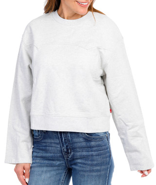 Thumbnail 1: Juniors Solid Heathered Sweatshirt 