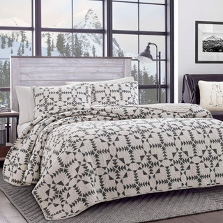 Thumbnail 2: Eddie Bauer Eddie Bauer Arrowhead 100% Cotton Reversible Quilt Set 