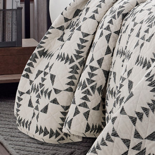 Thumbnail 10: Eddie Bauer Eddie Bauer Arrowhead 100% Cotton Reversible Quilt Set 
