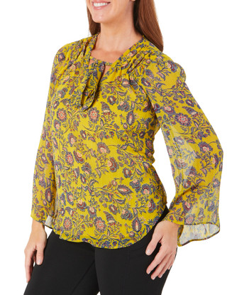 Thumbnail 3: Jessica Simpson Women's Floral Print Top 