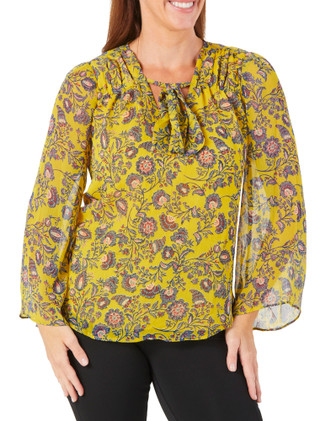 Thumbnail 1: Jessica Simpson Women's Floral Print Top 