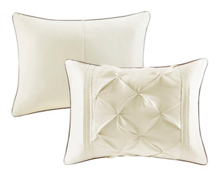 Thumbnail 41: Madison Park Madison Park Laurel Ivory 7-pc. Comforter Set 