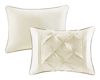 Thumbnail 44: Madison Park Madison Park Laurel Ivory 7-pc. Comforter Set 