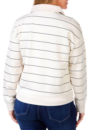 Thumbnail 2: Recreation Women's Stripe Print Pullover Top 