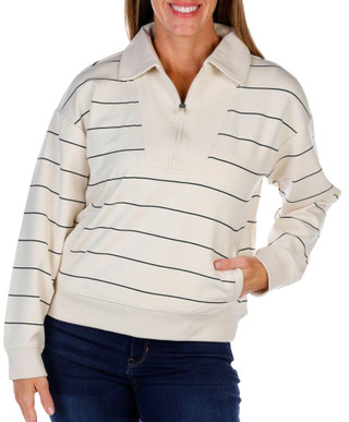Thumbnail 1: Recreation Women's Stripe Print Pullover Top 