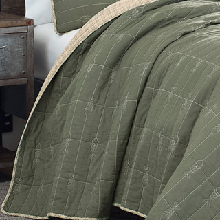 Thumbnail 9: Eddie Bauer Eddie Bauer Troutdale 100% Cotton Reversible Quilt Set 