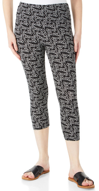 Thumbnail 1: Kate Park Women's Petite Tribal Print Capris 
