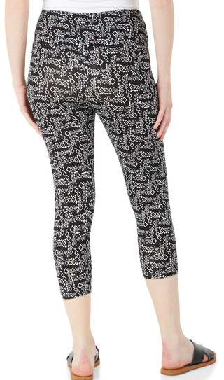 Thumbnail 2: Kate Park Women's Petite Tribal Print Capris 
