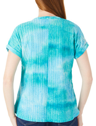Thumbnail 2: Kate Park Women's Petite Tie Dye Top 