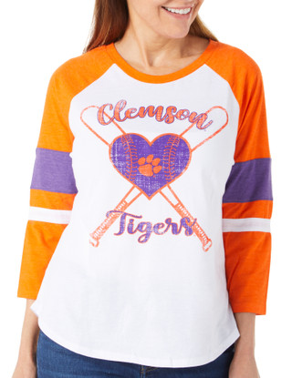 Thumbnail 1: Colosseum Women's Clemson Graphic Tee 