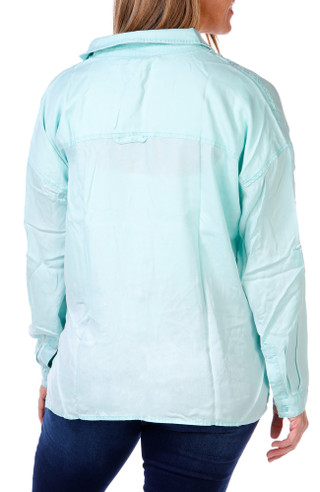 Thumbnail 2: Dear John Women's Solid Button Down Top 