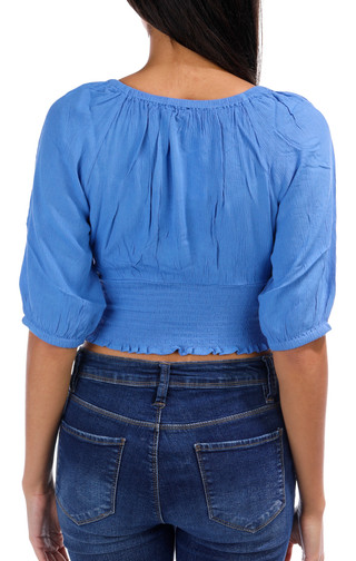 Thumbnail 2: Jessica Simpson Women's Solid Tie Front Top 