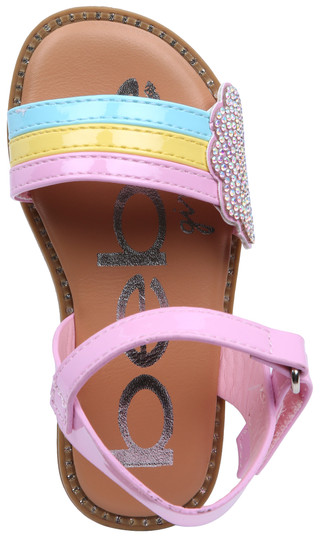 Thumbnail 2: Bebe Toddler Girls Rainbow Sandals 