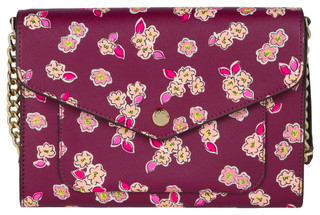 Thumbnail 1: KATE SPADE Kate Spade Tinsel Frosted Floral Flap Crossbody Handbag 