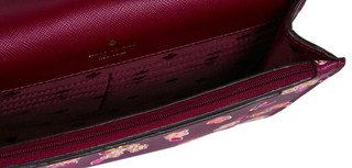 Thumbnail 3: KATE SPADE Kate Spade Tinsel Frosted Floral Flap Crossbody Handbag 