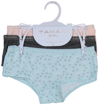 Thumbnail 1: TAHARI GIRLS Tahari Girls 3 Pk Bikini Panty Underwear 