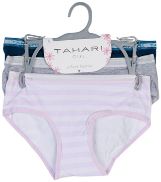 Thumbnail 1: TAHARI GIRLS Tahari Girls 3 Pk Bikini Panty Underwear 