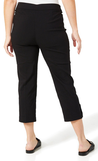 Thumbnail 2: Counterparts Counterparts Womens Pearl Button Hem Capris 