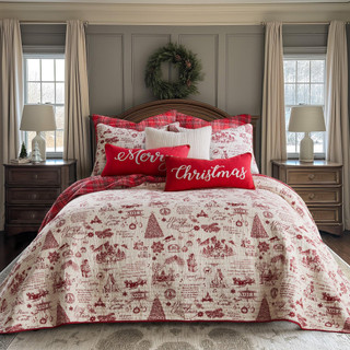 Thumbnail 2: Levtex Home Levtex Home Yuletide Bedspread Set 