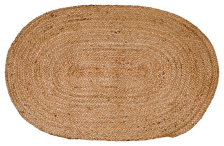 Thumbnail 3: LR HOME LR Home 2x3 Natural Oval Rug 