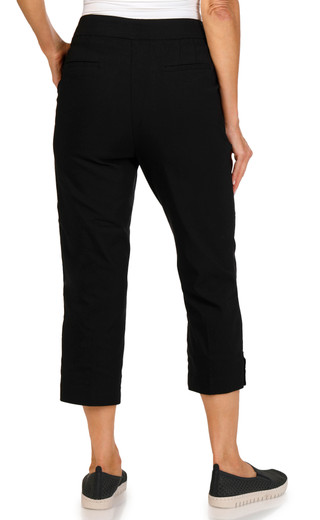 Thumbnail 2: Counterparts Counterparts Womens Rhinestone Button Hem Capris 
