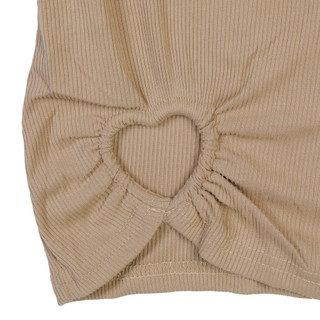 Thumbnail 2: DREAMGIRL DreamGirl Big Girls Short Sleeve Heart Ring Top 