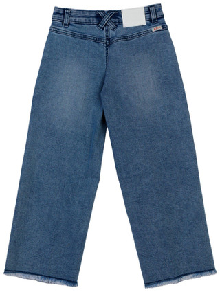 Thumbnail 3: SCOTCH & SODA Scotch & Soda Big Girls Stretch Wide Leg Denim Jeans 