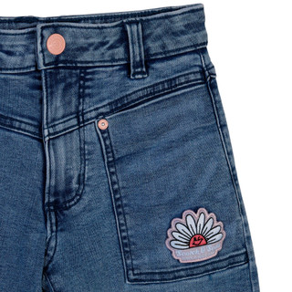 Thumbnail 2: SCOTCH & SODA Scotch & Soda Big Girls Stretch Wide Leg Denim Jeans 