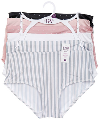 Thumbnail 1: Gloria Vanderbilt Gloria Vanderbilt Plus 5 Pk Brief Panties 