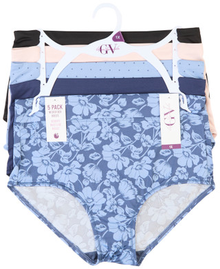 Thumbnail 2: Gloria Vanderbilt Gloria Vanderbilt Plus 5 Pk Brief Panties 