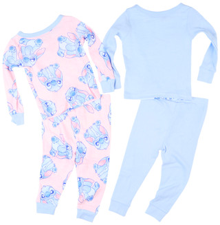 Thumbnail 2: Disney Disney Stitch Toddler Girls 4 Pc Pajama Pants Set 