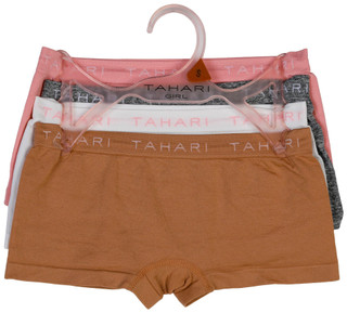 Thumbnail 1: TAHARI GIRLS Tahari Girls 4 Pk Hipster Seamless Panty Underwear 