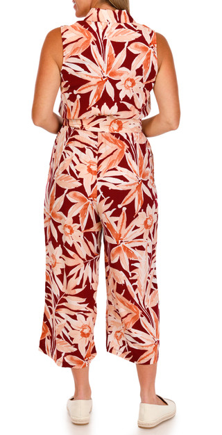 Thumbnail 2: Luxology Luxology Womens Floral Print Jumpsuit 