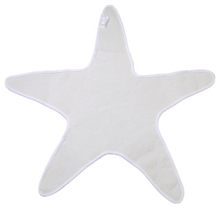 Thumbnail 3: Better Trends Better Trends 36 in Starfish Mosaic Utility Bath Rug 