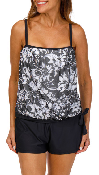 Thumbnail 8: Island Waves Island Waves Womens Solid Swim Shorts 