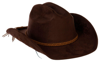Thumbnail 1: TWIG & ARROW Twig & Arrow Womens Braided Fringe Cowboy Hat 