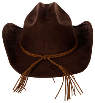 Thumbnail 2: TWIG & ARROW Twig & Arrow Womens Braided Fringe Cowboy Hat 