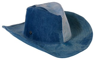 Thumbnail 1: BCBG BCBG Womens Patchwork Denim Cowboy Hat 