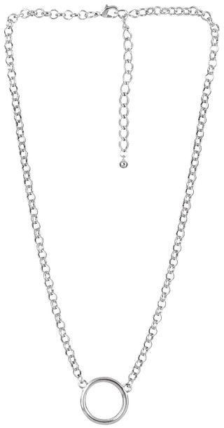 Thumbnail 1: Wearable Art Wearable Art By Roman Silver Tone Chain Necklace 